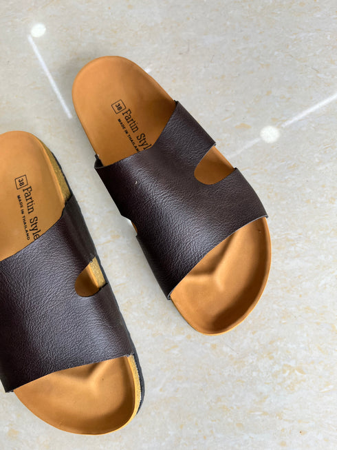 Summer Casual Light Weight  Cork Slider Sandle